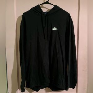 Mens Black Nike Hooded Sweatshirt size XL